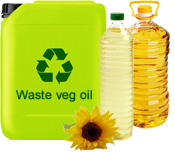 straight and waste vegetable oil